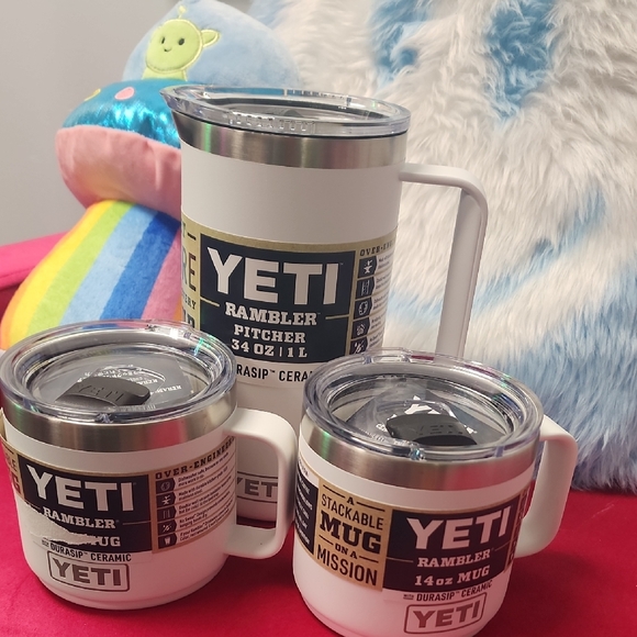 Yeti Ceramic Rambler Pitcher And Mug Set - Picture 2 of 2